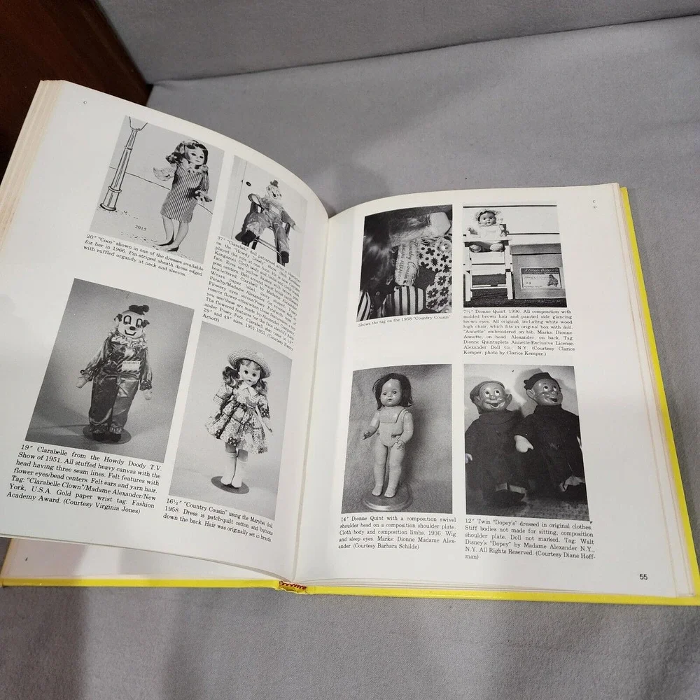 Madame Alexander Collector Dolls Book 2 & Price Guide Yellow Hardcover Set OS